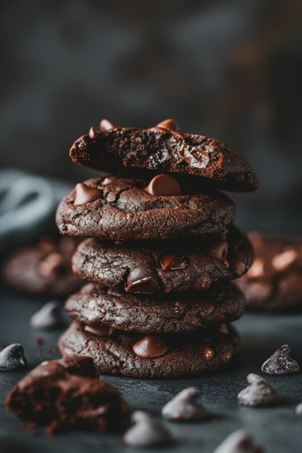 Double Chocolate Cookies