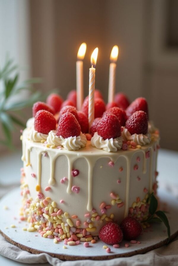 Raspberry Vanilla Cake