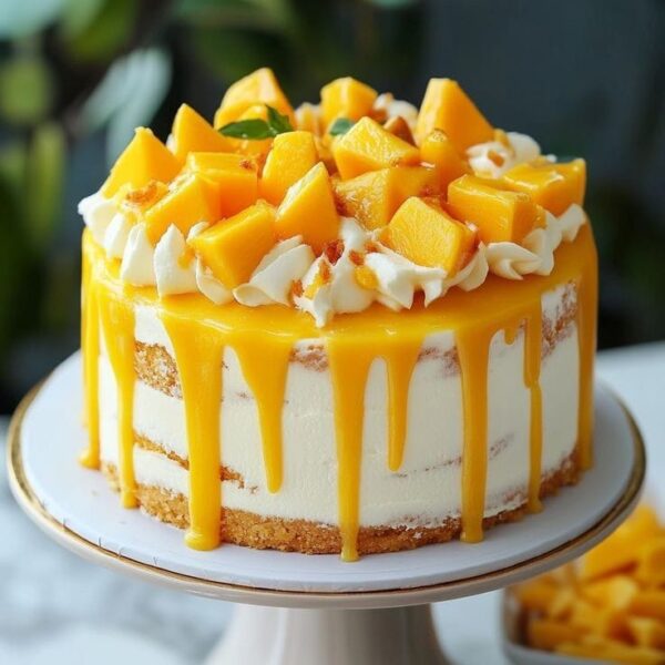 Mango Vanilla Cake