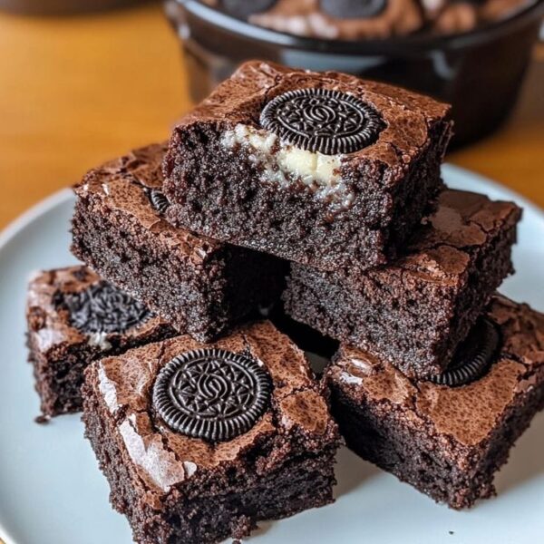 Oreo Cookie Crumbs Brownie